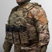 Бойовий Бронежилет WARMOR gen.4 (1 клас захисту). Мультикам. Вага 3.7 кг. Мультикам