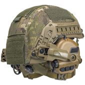 Комплект тактичний шолом Sestan-Busch Helmet BK-ACH-HC, навушники Earmor М32, посилені кріплення типу «чебурашка», кавер, колір койот ХL (60-64 см)