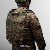 Бойовий бронежилет WARMOR gen.4 (2 клас захисту), колір мультикам, вага 4.7 кг. Піксель