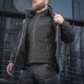 Куртка Soft Shell з підстібкою  Чорна M