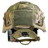 Балістичний шолом з вухами Sestan-Busch Helmet NIJ IIIА BK-ACH-MC Койот  XL (60-64 см)