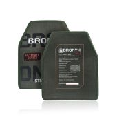 Керамічна бронепластина (B₄C) Ultimate, 5 класу захисту. Вага 1.86 кг. Розмір (М) 25×30 см - 1 шт B₄C + НВМПЕ