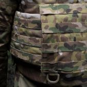 Тактична плитоноска Warmor Gen.4 мультикам зі збільшеною площею захисту та швидким бічним і верхнім скиданням (без плит)