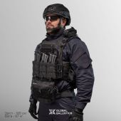 Плитоноска Warmor Gen.3 Мах Pro ЧОРНА + 9 підсумків