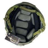 Балістичний шолом з вухами Sestan-Busch Helmet NIJ IIIА BK-ACH-MC Олива L (58-62 см)