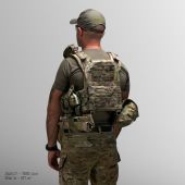 Бронежилет у максимальній комплектації: пластини Armox 4 класу захисту (ДСТУ) + плитоноска Warmor gen.3 Max мультикам Койот