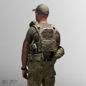 Плитоноска Warmor Gen.3 Мах Pro, колір МУЛЬТИКАМ + 9 підсумків