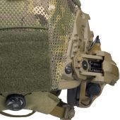 Комплект тактичний шолом Sestan-Busch Helmet BK-ACH-HC, навушники Earmor М32, посилені кріплення типу «чебурашка», кавер, колір койот ХL (60-64 см)