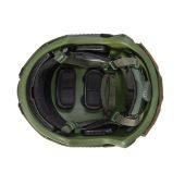 Шолом FAST Future Assault Shell Helmet NIJ IIIA олива з покращеними вставками
