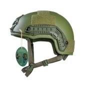 Шолом FAST Future Assault Shell Helmet NIJ IIIA олива з покращеними вставками