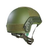 Шолом FAST Future Assault Shell Helmet NIJ IIIA олива з покращеними вставками