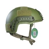 Шолом FAST Future Assault Shell Helmet NIJ IIIA олива з покращеними вставками