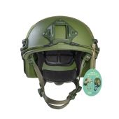 Шолом FAST Future Assault Shell Helmet NIJ IIIA олива з покращеними вставками