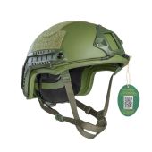 Шолом FAST Future Assault Shell Helmet NIJ IIIA олива з покращеними вставками