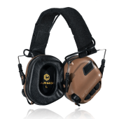 Тактичні навушники EARMOR M31 з універсальним кріпленням Койот