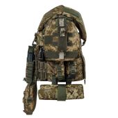 Бронежилет в максимальній комплектації Піксель ММ14 : плитоноска Warmor gen.3 Max піксель мм14 + балістичний захист боків, паху, плечей, шиї  + полегшені керамічні пластини 6 класу захисту ДСТУ  Розмір S-XL (регулюється)