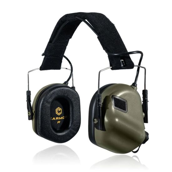 Тактичні навушники EARMOR M31 з універсальним кріпленням Олива