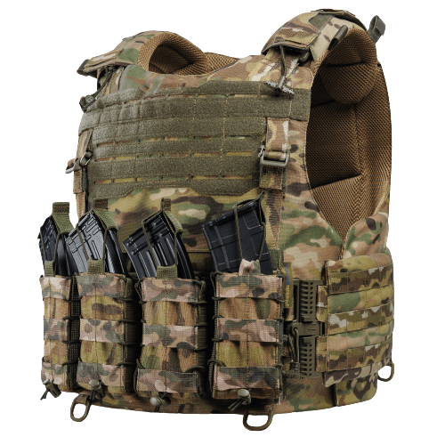 Плитоноска Warmor Gen.4, колір МУЛЬТИКАМ + 4 підсумка