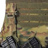 Бронежилет Gen.4.: м'який захист по 1 класу + полегшені пластини 6 класу захисту (ДСТУ) + плитоноска Warmor gen.4 з 4 підсумками АК Чорний