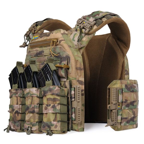 Плитоноска Warmor Gen.3 Pro МУЛЬТИКАМ + 3 підсумки