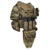 Плитоноска Warmor Gen.3 Pro Max МУЛЬТИКАМ + Захист шиї, плечей, фартух та 9 підсумків