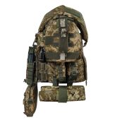Плитоноска Warmor Gen.3 Pro Max ПІКСЕЛЬ + Захист шиї, плечей та 9 підсумків