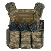 Плитоноска Warmor Gen.3 Pro ПІКСЕЛЬ + 3 підсумки