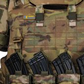 Бронежилет в максимальній комплектації: плитоноска Warmor gen.4 Max + балістичний захист боків, паху (фартух), плечей, шиї + полегшені керамічні пластини 6 класу захисту ДСТУ Чорний