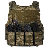 Плитоноска Warmor Gen.4, колір ПІКСЕЛЬ + 4 підсумки
