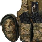 Плитоноска Warmor Gen.4 Max Пиксель + 9 підсумків  Мультикам