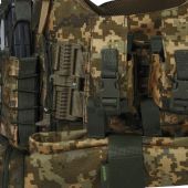 Плитоноска Warmor Gen.4 Max Пиксель + 9 підсумків  Мультикам