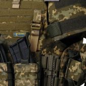 Плитоноска Warmor Gen.4 Max Піксель + Захист шиї, плечей та 10 підсумків Койот