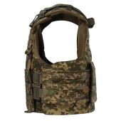 Тактична плитоноска Warmor Gen.4 ПІКСЕЛЬ зі збільшеною площею захисту