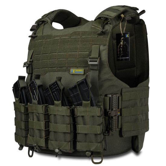 Тактична плитоноска Warmor Gen.4 ОЛИВА + 4 підсумки