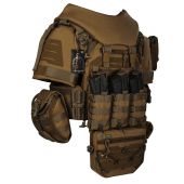 Плитоноска Warmor Gen.3 Pro Max КОЙОТ + Захист шиї, плечей та 9 підсумків