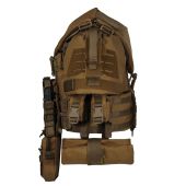 Плитоноска Warmor Gen.3 Pro Max КОЙОТ + Захист шиї, плечей та 9 підсумків