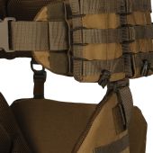 Комплект пояс WARBELT з м'яким балістичним захистом, захистом ніг за 1 класом ДСТУ та 4-ма підсумками під магазини АК Койот
