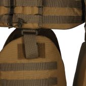 Комплект пояс WARBELT з м'яким балістичним захистом, захистом ніг за 1 класом ДСТУ та 4-ма підсумками під магазини АК Койот