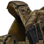 Преміум плитоноска Warmor Gen.5 PRO MAX з модульним балістичним фартухом для захисту паху. Мультикам. МУЛЬТИКАМ