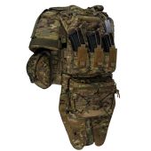 Преміум плитоноска Warmor Gen.5 PRO MAX з захистом шиї та плечей і балістичний фартух. МУЛЬТИКАМ. КОЙОТ
