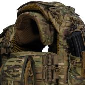 Преміум плитоноска Warmor Gen.5 PRO MAX з захистом шиї та плечей і балістичний фартух. МУЛЬТИКАМ. КОЙОТ