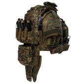 Бронежилет 6-го класу Warmor Gen.5 Pro MAX з захистом шиї та плечей 1кл ДСТУ. Мультикам. Мультикам