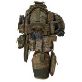 Плитоноска Warmor Gen. 5 в максимальній комплектації: балістичний захист шиї, плеч, боковин, паху, фартуху, поясу і ніг ХИЖАК