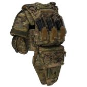 Бронежилет 6-го класу Warmor Gen.5 Pro MAX з захистом шиї та плечей 1кл ДСТУ. Мультикам. Мультикам