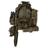 Бронежилет 6-го класу Warmor Gen.5 Pro MAX з захистом шиї та плечей, боків та паху 1кл ДСТУ. Мультикам.  Піксель