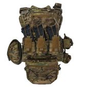 Преміум плитоноска Warmor Gen.5 PRO MAX з захистом шиї. МУЛЬТИКАМ. МУЛЬТИКАМ