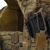Бронежилет Warmor Gen. 5 з плитами 6-го класу та балістичним захистом 2 класу ДСТУ: шиї 2.0, плечей, боків (збільшених камербендів), напашника, модульного фартуха, пояса РПС, ніг (стегон). Мультикам. Мультикам