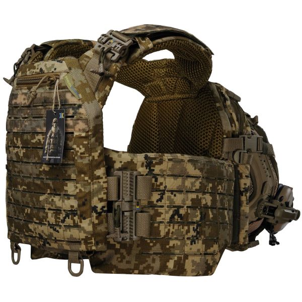 Преміум плитоноска Warmor Gen.5 ПІКСЕЛЬ Розмір S-XL (регулюється)