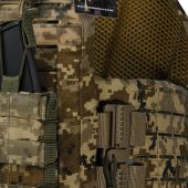 Преміум плитоноска Warmor Gen.5 + 3 підсумки під АК. Піксель.