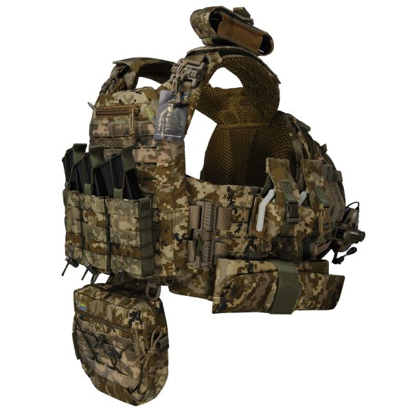 Плитоноска Warmor Gen.5 PRO MAX, Піксель ММ14. КОЙОТ